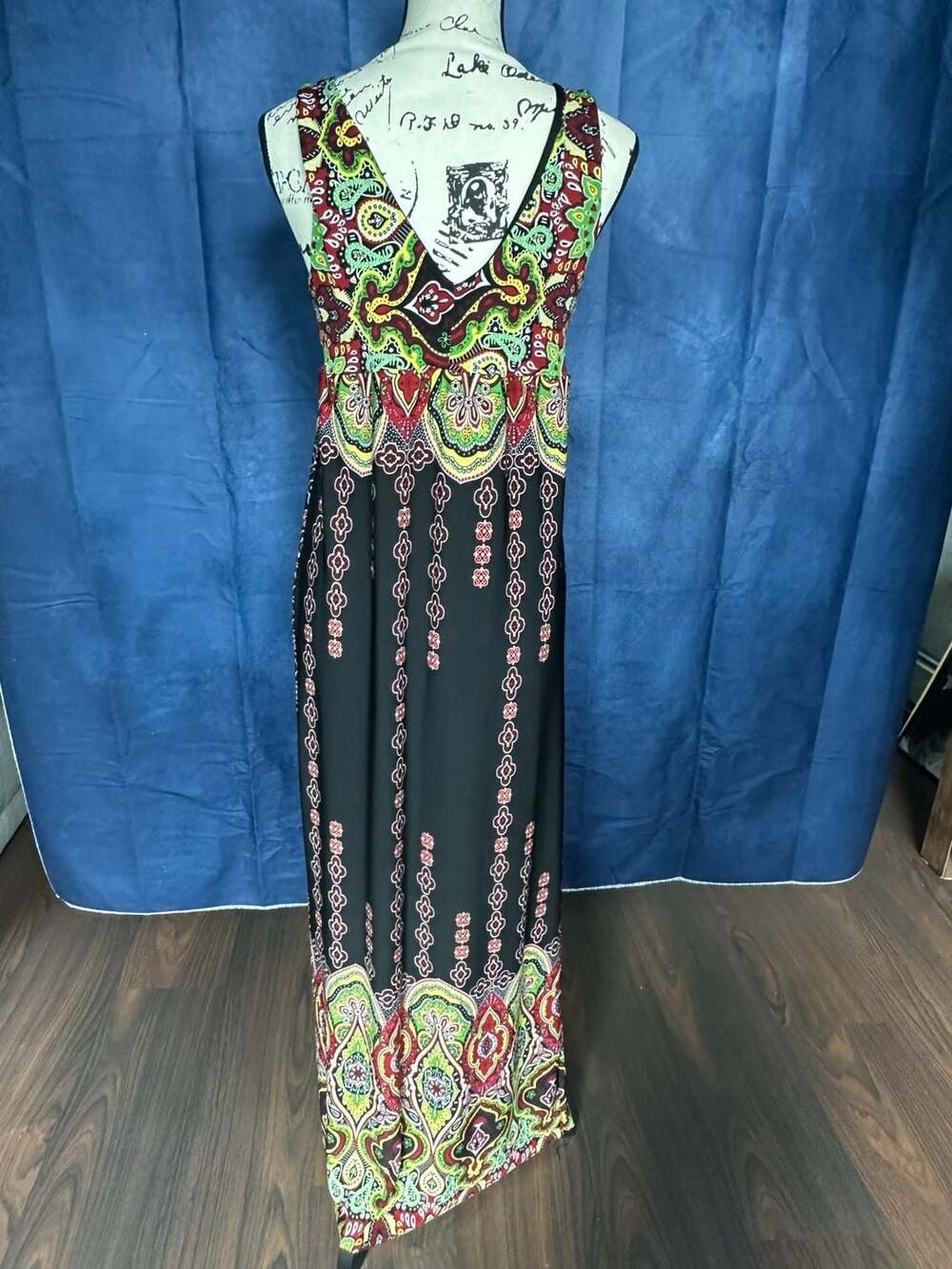 Prophecy Sleeveless Paisley Print Maxi Dress